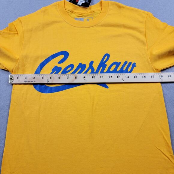 The Marathon Clothing Shirt Mens Small Yellow Crenshaw Graphic Tee Crewneck TMC - Picture 10 of 11